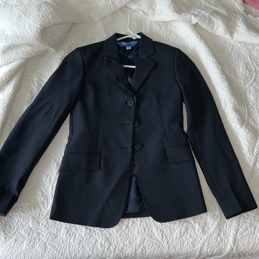 RJ classic navy show coat